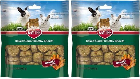Kaytee Timothy Biscuits Baked Treat for Pet Guinea Pigs والأرانب والحيوانات الصغيرة الأخرى ، التفاح ، 4 أوقية in Kuwait