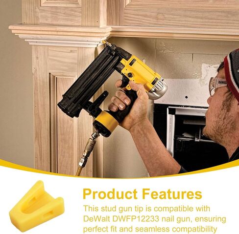 9R208924 9R208924-2 رأس مسمار لـ DeWalt DWFP12233، متوافق مع بديل طرف مسدس أظافر Dewalt، طرف مسمار - 4 عبوات in Kuwait