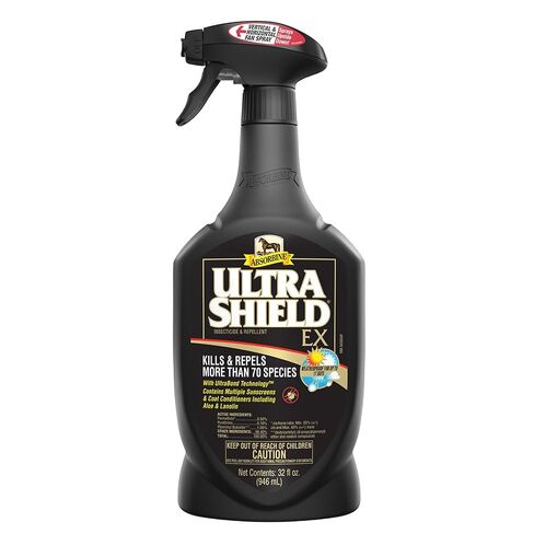 Absorbine UltraShield EX 128oz Insecticide, Kills & Repels Flies, Mosquitoes, Ticks, Fleas, Lice, Use on Horses, Dogs, Premises in Kuwait