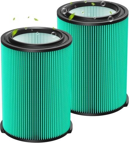 VF4000 Replacement Filter for RIDGID, 2 Pack Standard Wet/Dry Vac Filter Vf4000 Compatible with RIDGID Vacs Wet Dry 5-20 Gal, 6-9 Gal Husky Vacuum & CRAFTSMAN Shop Vacuum 17816 9-17816 in Saudi Arabia