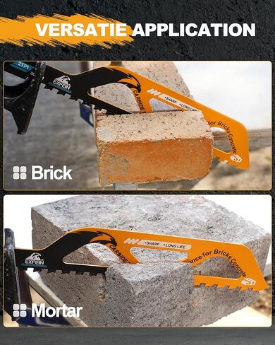 Reciprocating Saw Blades 12 Inch/305mm, 2-Pack Brick Masonry Concrete Cement Board Cutting Reciprocating Sabre Saw Blades in Saudi Arabia