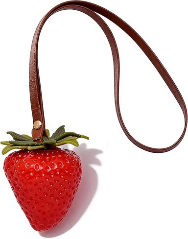 Oversize Strawberry Bag Charms Purse Accessories Charm for Women Gift in Saudi Arabia