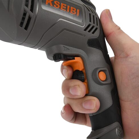 KSEIBI 3/8 بوصة مثقاب كهربائي سلكي قوة 3.8 أمبير متغير السرعة الزناد سرعة عالية 0-3300 دورة في الدقيقة، حامل حزام، وظيفة عكسية (مفتاح KSM 450-D) in Kuwait
