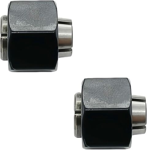 N693118 1/4in 6.35 مللي متر مجموعة تشاك كوليت استبدال لأدوات الطاقة لجهاز التوجيه Dewalt DCW600B DCW600B-CA DCW600BR (2 عبوات) in Kuwait
