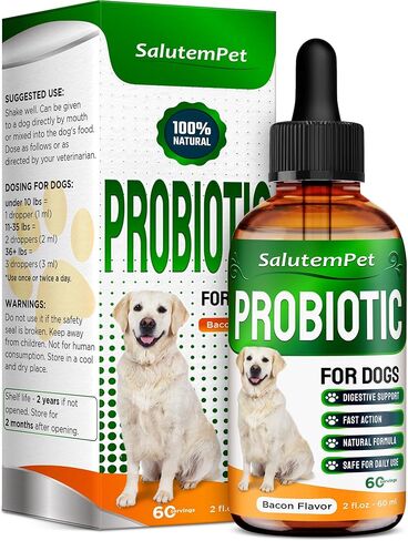 Probiotic Cat Liquid - الدعم الجهاز الهضمي - دعم الهضم أثناء المغص - اضطراب المعدة - يساعد في الإسهال - الغاز والانتفاخ - 2 fl.oz in Kuwait