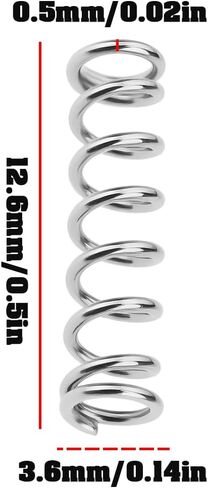4pcs Planer Blade Spring 1343868 12.6x3.60.5mm Compatible with Delta 22-540 TP300 in Kuwait