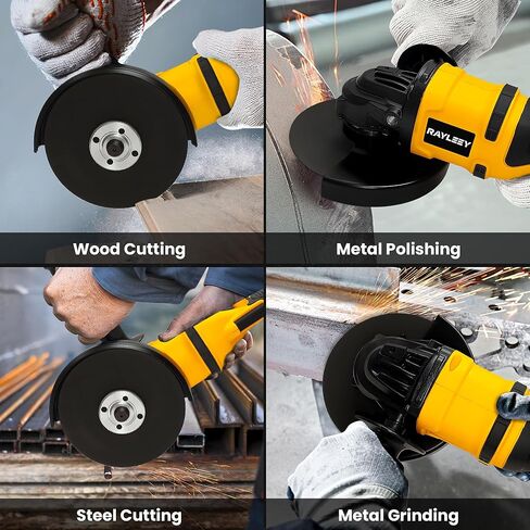 مطحنة زاوية لاسلكية لبطارية ديوالت 20 فولت، 4-1/2 بوصة، مطحنة زاوية كهربائية بدون فرشاة 8500 دورة في الدقيقة، تروس 3 سرعات (منخفضة/متوسطة/عالية) للقطع والطحن والتلميع (البطارية غير متضمنة) in Kuwait