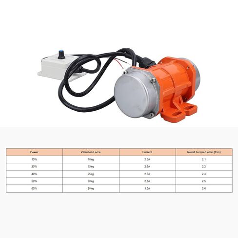 Concrete Vibrator Vibration Motor, DC 12V 4000RPM Brushless Aluminum Alloy Concrete Vibrator Motor, IP65 Waterproof Electric Vibrating Motor with Speed Controller for Shaker (50W) in Kuwait