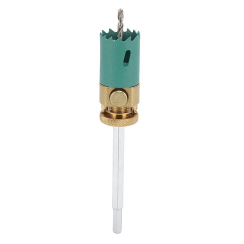 Eujgoov Hole Saw Drill Bit, Quick Disassembly Hex Shank Connecting Rod with 125mm Dust Cover for Gypsum Wood Board Alloy Steel Hole Opener (70mm / 2.8in Saw) in Kuwait