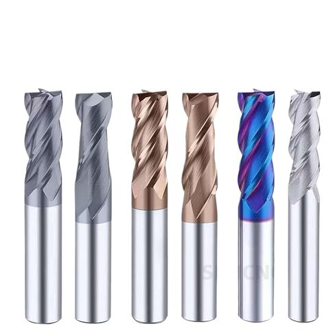 كربيد نصف قطرها نهاية القاطع مطحنة الألومنيوم CNC الطحن القاطع للمعادن التنغستن الصلب CNC Maching Endmils (4FHRC65، D11x12Dx30x75L) in Kuwait