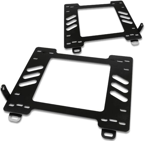 DNA MOTORING SBK-001 Pair of Racing Bucket Seat Mounting Brackets Compatible with 00-06 Sentra Maxima, Left & Right, Black in Saudi Arabia