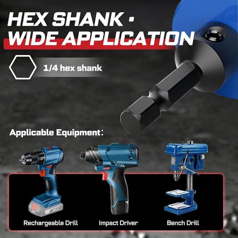 Geinxurn 7/8", 1-1/8", 1-3/8" Small Hole Saw Set, 4 Pcs M42 Steel Bi-Metal Hex Shank Hole Cutter Kit with Pilot Drill Bit & L-Wrench, Fast Cutting for Thin Metal, Electrical Panel, Fire Protection Pip in Kuwait