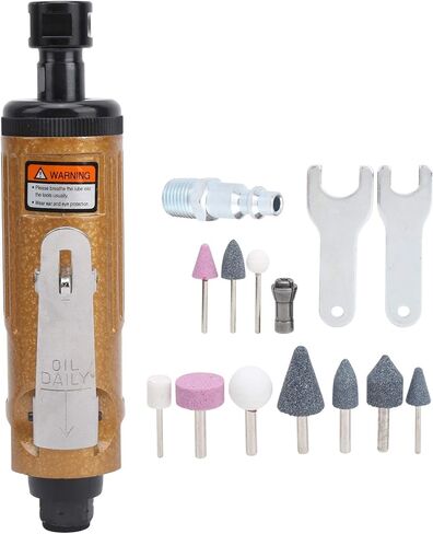 Air Die Grinder, Straight Handle Design Grinder, Movement Tool for Metal Products, Stone & Handicrafts with 22000rpm 0.6MPa, Ideal for Grinding & Polishing (US Style) in Kuwait