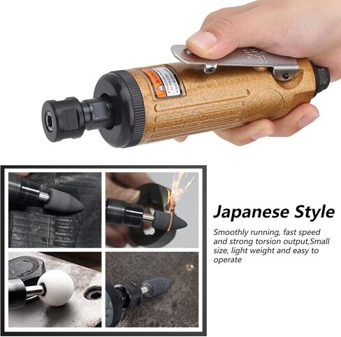 Air Die Grinder, Straight Handle Design Grinder, Movement Tool for Metal Products, Stone & Handicrafts with 22000rpm 0.6MPa, Ideal for Grinding & Polishing (US Style) in Kuwait