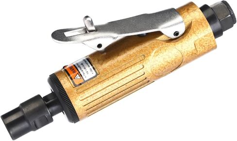 Metal Straight Shank Pneumatic Grinders Polishing Engraving Air Die Grinding Machine Tool High Speed Low Noise Lightweight for Metal Wood Rubber Tire Casting Aluminum Alloy Iron (KP-620 Trumpet) in Kuwait