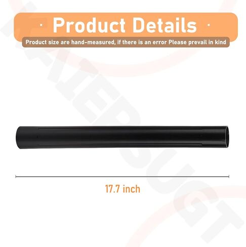 2 Pack DXVA19-1202 Extension Wand (1-7/8") Compatible with Dew-alt Wet/Dry Vacuums DXV10P, DXV09P, DXV10S, DXV04T, DXV06P, DXV10SB, DXV04T, DXV06P in Kuwait