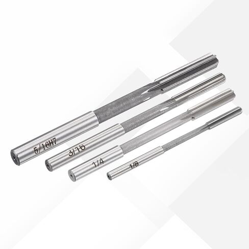 4 قطعة HSS مجموعة مخرطة الرمي 1/8 "3/16" 1/4 "5/16" H7 دقة 6 مزامير مستقيمة عرقوب مستديرة لتصنيع الآلات in Kuwait