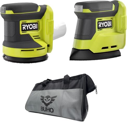ONE+ 18V Cordless 2-Tool Combo Kit with Random Orbit Sander, Corner Cat Finish Sander and Buho Tool Bag in Kuwait