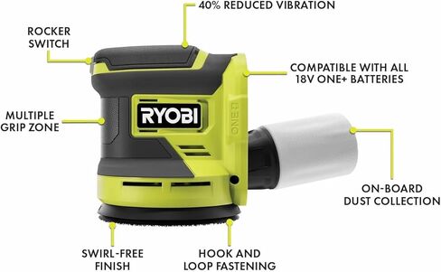 ONE+ 18V Cordless 2-Tool Combo Kit with Random Orbit Sander, Corner Cat Finish Sander and Buho Tool Bag in Kuwait