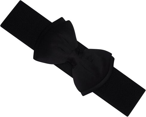 Ro Rox Vera Sash Belt - 1950s Vintage Elasticated Women's Belt - Waistband Snap Button - Classic Belt for Dress, Coat & Shirt in Saudi Arabia