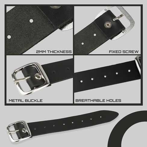Kilts Extension Straps Genuine Leather Kilts Belt Extender with Buckle - Customizable fit (Set of 3) in Saudi Arabia