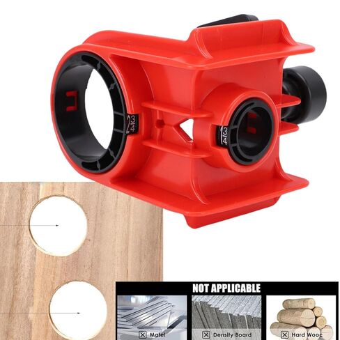 Fafeicy Door Lock Installation Kit, Carbon Steel, Hole Saw Set with Adjustable Template, for Wood Doors 1-3/8in to 1-3/4in in Kuwait