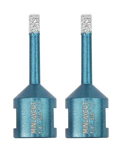 Diamond Hole Saw Kit, 13-Piece Tile Hole Saw Kit 6/6/8/20/35/50/75/100mm+Tile Blade 115mm, Diamond Core Drill Bits for Porcelain Ceramic Marble Granite,5/8"-11 Thread in Kuwait
