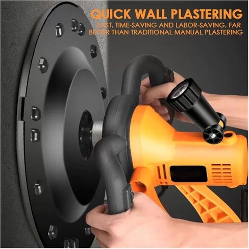 Electric Concrete Grinder Electric Plaster Mortar Cement Putty Trowel, Wall Smoothing Polishing Machine7-inch Concrete Surface Grinder, 6 Speed Adjustment, 2680W Motor in Kuwait