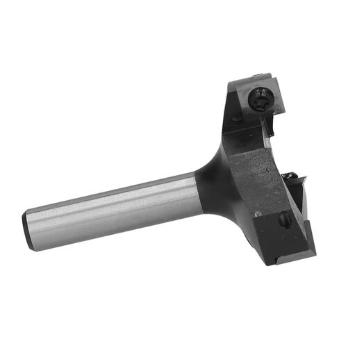 Spoilboard Surfacing Router Bit 3 Wood Planer Bits High Strength Carbon Steel CNC Woodworking Tools for Slab Flattening and Planing Silver Black Yellow 1/2in Shank in Kuwait