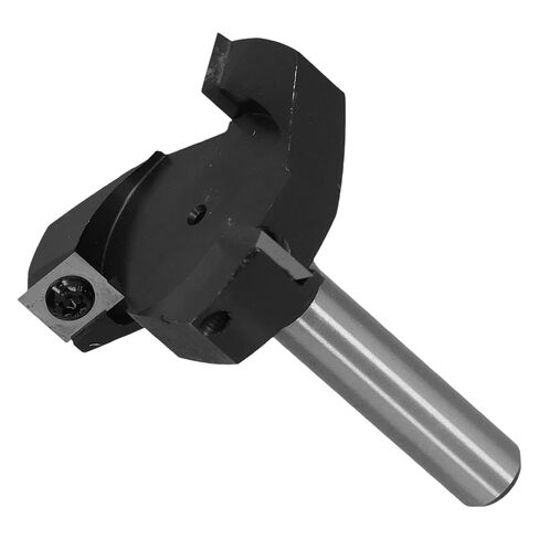 Spoilboard Surfacing Router Bit 3 Wood Planer Bits High Strength Carbon Steel CNC Woodworking Tools for Slab Flattening and Planing Silver Black Yellow 1/2in Shank in Kuwait