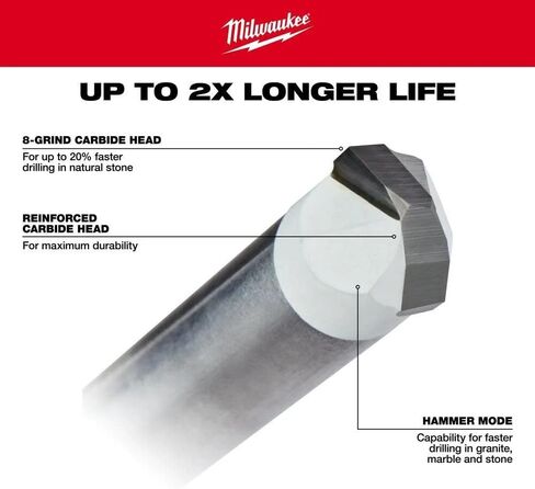 Milwaukee 1/4" Natural Stone BIT (48-20-8992) in Kuwait