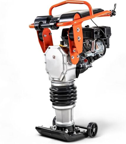 أداة دك جاك القفز فائقة الاستخدام، محرك غاز 209cc 7HP رباعي الأشواط، قوة تأثير 3500 رطل، وزن 137 رطل، أقصى عمق للضغط 26 بوصة in Kuwait