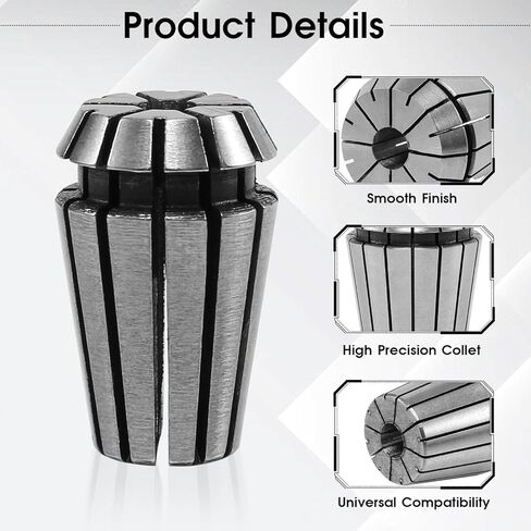 ER11 3/16" Spring Collet, 65Mn Spring Steel Precision Router Collet for CNC, Milling, Engraving & Lathe Tool Holding in Kuwait