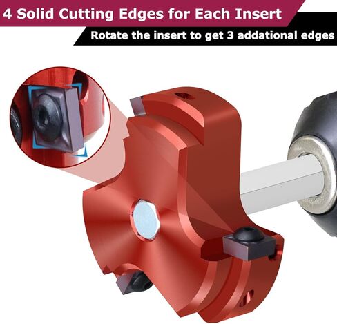 1 Inch PVC Pipe Reamer with Triple Blade, PVC Socket Saver Fitting Saver with 1/4-Inch Hex Shaft, Plastic Pipe Fitting Reamer Plumbing Tool for Sch.40 CPVC ABS Socket Hub,Fit Standard 1/2" Drills in Kuwait