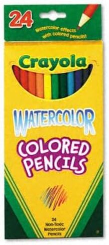 Crayola Watercolor Colored Pencils (24ct), Watercolor Paint Alternative, Watercolor Pencil Set for Kids, Art Supplies, Gift for Kids, 3+ in Saudi Arabia