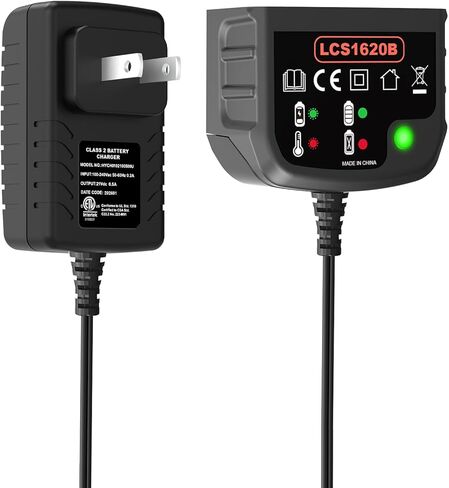 20V Charger Compatible with Black and Decker 20V Max Lithium Battery LBXR20 LBXR2020 Charger Replacement for Battery Charger LCS1620 BDCAC202B for Drill Battery in Kuwait