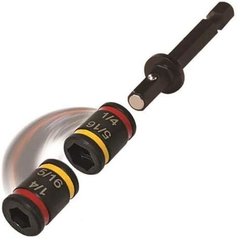 الطول الجديد Malco MSHLC 1/4 & 5/16 x 2-5/8 بوصة (67 ملم) محرك ظرف سداسي مزدوج الجوانب in Kuwait