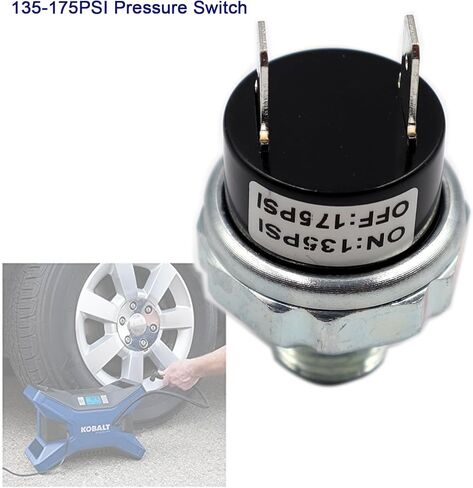LIZAPUS 135-175PSI Pressure Switch Compatible with Kobalt LK20175 Air Compressor in Kuwait