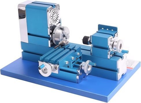 Power metal lathes (24, Watts),Hobby use, small size, mini metal lathes, garage workshop tools,timber metal friendly,W103MA in Kuwait