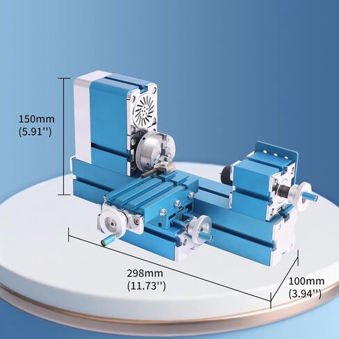 Power metal lathes (24, Watts),Hobby use, small size, mini metal lathes, garage workshop tools,timber metal friendly,W103MA in Kuwait