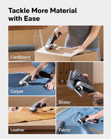 HOTO 2PCS شفرات دوارة بديلة مطلية بالتيتانيوم لمقص HOTO Edgeflow الكهربائي، متين وحاد، إعادة ملء شفرة قطع الورق المقوى للكرتون، القماش DIY، السجاد، الجلد، الورق، البلاستيك in Kuwait