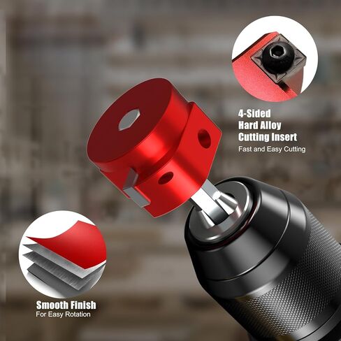 طقم مخرطة أنابيب PVC مكون من 8 قطع - موسعات تركيب الأنابيب البلاستيكية Qoobly لمثاقب 1/2 بوصة، متوافقة مع أنابيب SCH40 PVC CPVC ABS - أحجام مخرطة من 1/2 بوصة إلى 4 بوصة لأحواض المياه وإصلاح الأنابيب الاحترافية للاستخدام بنفسك in Kuwait