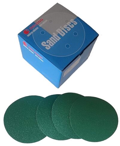 أقراص صنفرة PSA مقاس 6 بوصات من Green Film رطبة أو جافة، 10 عبوات فريك 40-600 (P3000) in Kuwait