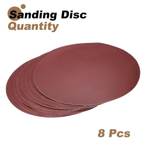 uxcell 8pcs 12-Inch PSA Sanding Discs, 2000 Grits Aluminum Oxide Self Adhesive Stick Back Sandpapers, No-Hole Round Wet/Dry Sander Papers, Sand Auto Car Paint, Wood, Metal in Saudi Arabia