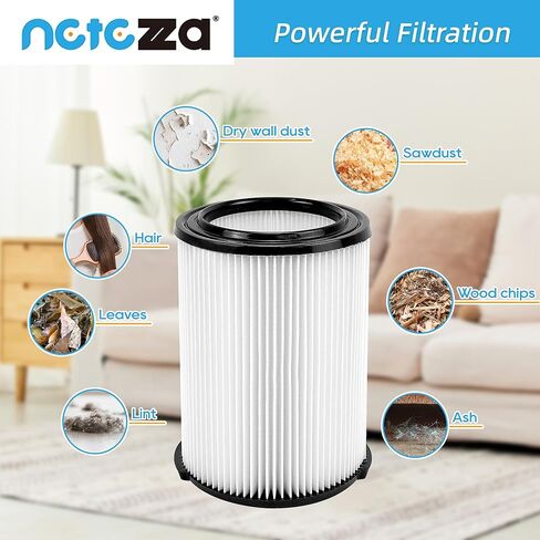 VF4000 Filter Replacement for Ridged Shopvac, Compatible with Shopvac 5-20 Gal & Husky 6-9 Gal Wet/Dry Vacuum Filters in Kuwait