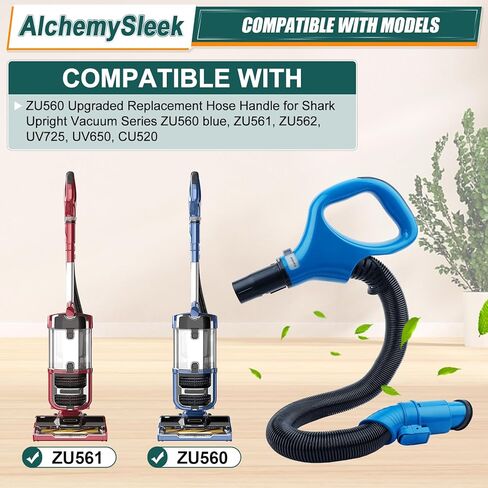 مقبض خراطيم بديل CU530 لمكنسة Shark Navigator Rotator Lift-Away العمودية ZU560 أزرق، UV730، UV725، UV725 26، ZU561، ZU562، UV725 رمادي، UV650، CU520 خرطوم بديل منتصب للتنظيف بالمكنسة الكهربائية in Kuwait