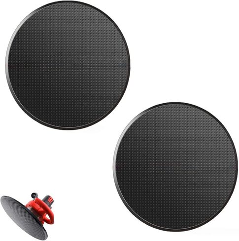 15 Inch Hard Plastic Trowel Disc, 0.32 Inch Thick ABS Replacement Pad, Self-Adhesive Fastener Compatible, for Handheld Concrete Trowel & Wall Plaster Smoother (4) in Saudi Arabia