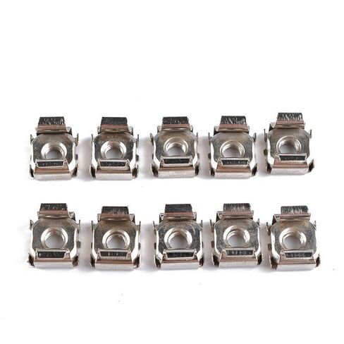 Metal M5 x 16 Mounting Screws and Cage Nuts for Square Hole Racks Cabinet, 10PCS in Kuwait