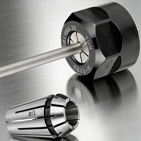 كوليت لقط الجوز ER11 أسطوانة معدنية مجموعة صامولة 1/4 ''الدقة أسطوانة معدنية مجموعة لأداة طحن مخرطة النقش باستخدام الحاسب الآلي in Kuwait