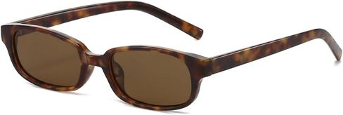 HJSTES Retro Polarized Rectangle Sunglasses for Women Men Vintage 90s Narrow Frame Sun Glasses UV400 Protection in Saudi Arabia